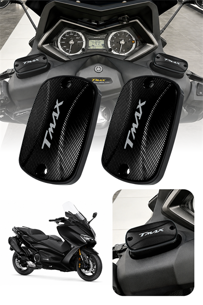 Yamaha Tmax Uyumlu Hidrolik Kapağı 2021-2026 Cnc Siyah