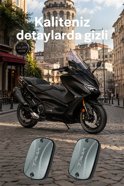 Yamaha Tmax Uyumlu Hidrolik Kapağı 2021-2026 Cnc Titanyum