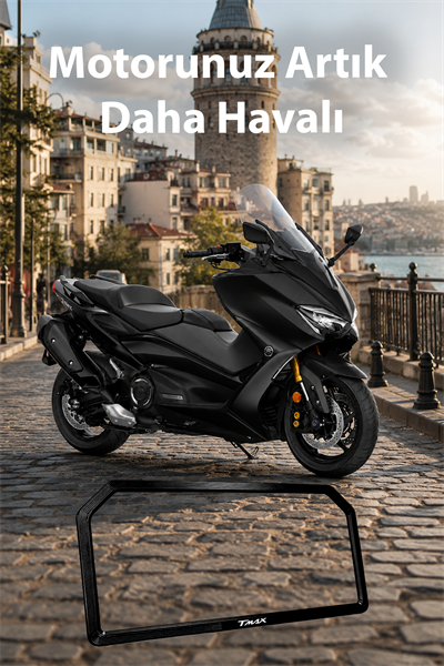 Yamaha Tmax Uyumlu Kadran Çerçevesi 2020-2026 Cnc Siyah