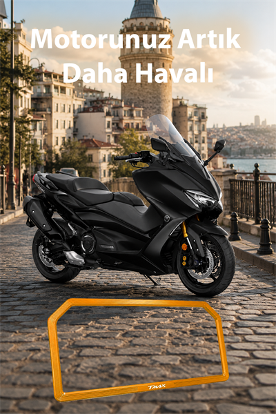 Yamaha Tmax Uyumlu Kadran Çerçevesi 2020-2026 Cnc Gold