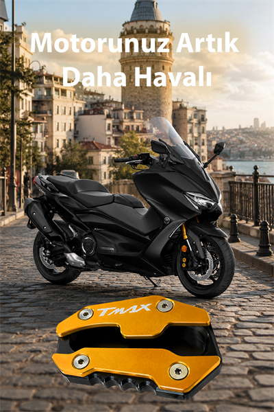 Yamaha Tmax Uyumlu Kaz Ayağı Koruyucu Seti 2020-2026 Cnc Gold