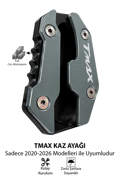 Yamaha Tmax Uyumlu Kaz Ayağı Koruyucu Seti 2020-2026 Cnc Titanyum