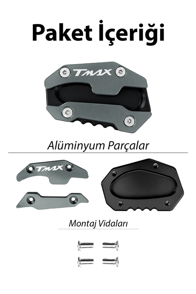 Yamaha Tmax Uyumlu Kaz Ayağı Koruyucu Seti 2020-2026 Cnc Titanyum