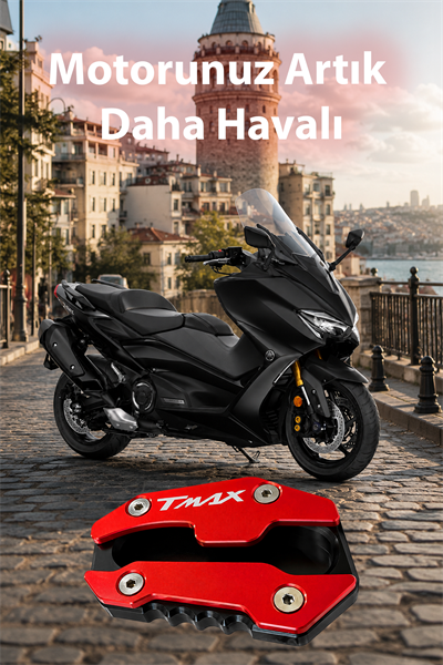 Yamaha Tmax Uyumlu Kaz Ayağı Koruyucu Seti 2020-2026 Cnc Kırmızı