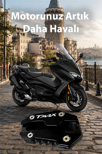 Yamaha Tmax Uyumlu Kaz Ayağı Koruyucu Seti 2020-2026 Cnc Siyah