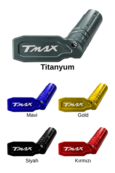 Yamaha Tmax Uyumlu Kaz Ayağı Ucu 2020-2026 Cnc Titanyum