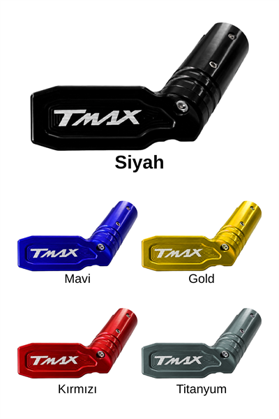 Yamaha Tmax Uyumlu Kaz Ayağı Ucu 2020-2026 Cnc Siyah