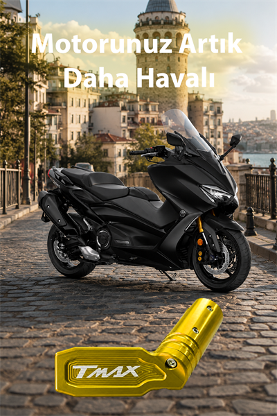 Yamaha Tmax Uyumlu Kaz Ayağı Ucu 2020-2026 Cnc Gold