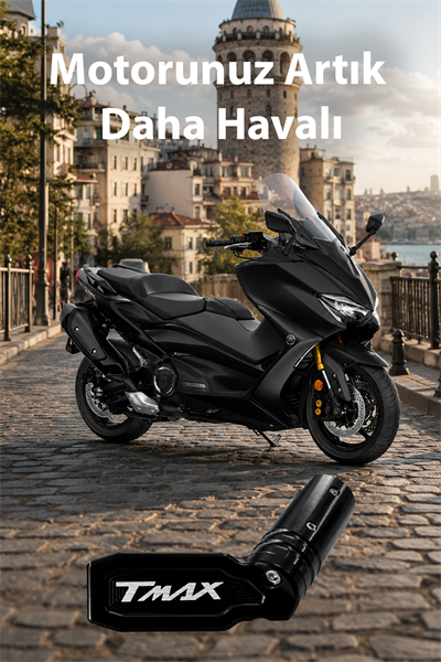 Yamaha Tmax Uyumlu Kaz Ayağı Ucu 2020-2026 Cnc Siyah