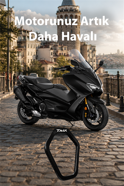 Yamaha Tmax Uyumlu Kontak Çerçevesi 2020-2026 Cnc Siyah