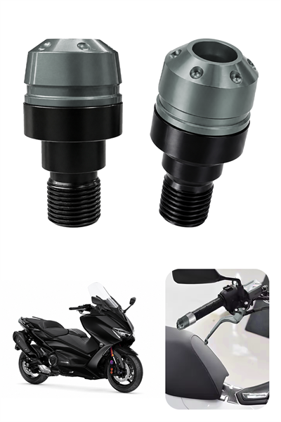 Yamaha Tmax Uyumlu Motosiklet Gidon Denge Topuzu Vidalı Cnc Titanyum