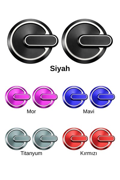 Yamaha Xmax Nmax Uyumlu 2 Adet Cnc Logo Siyah