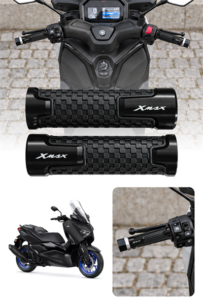 Yamaha Xmax Uyumlu Alüminyum Elcik 2028-2026 Cnc Siyah