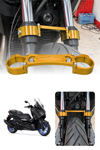 Yamaha Xmax Uyumlu Amortisör Gergisi 2018-2026 Cnc Gold