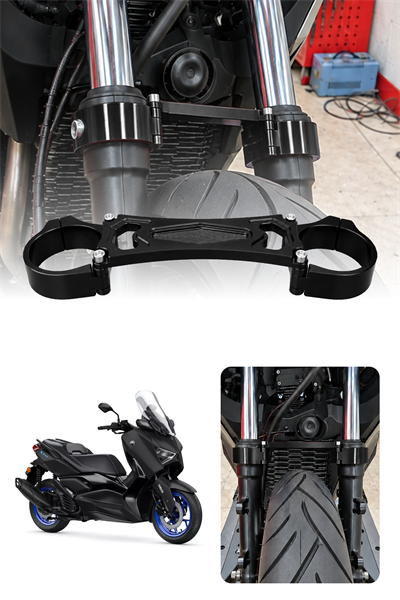 Yamaha Xmax Uyumlu Amortisör Gergisi 2018-2026 Cnc Siyah