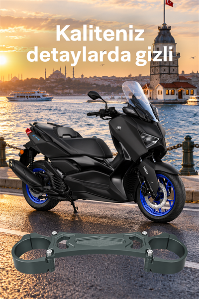 Yamaha Xmax Uyumlu Amortisör Gergisi 2018-2026 Cnc Titanyum