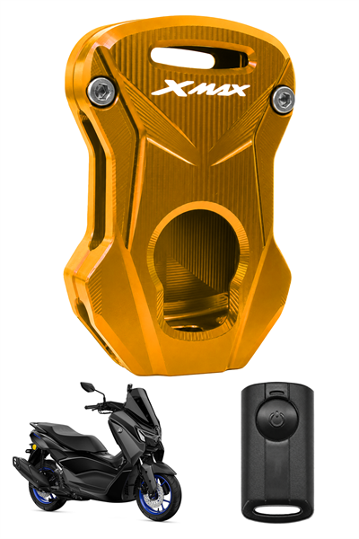 Yamaha Xmax Uyumlu Anahtar Kılıfı 2018-2026 Cnc Gold