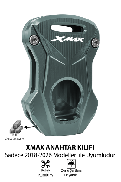 Yamaha Xmax Uyumlu Anahtar Kılıfı 2018-2026 Cnc Titanyum