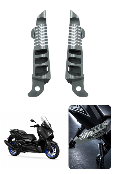 Yamaha Xmax Uyumlu Artçı Basamak 2021-2026 Cnc Titanyum