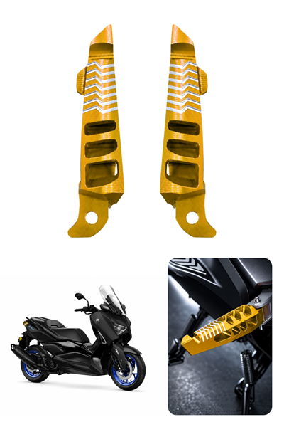 Yamaha Xmax Uyumlu Artçı Basamak 2021-2026 Cnc Gold
