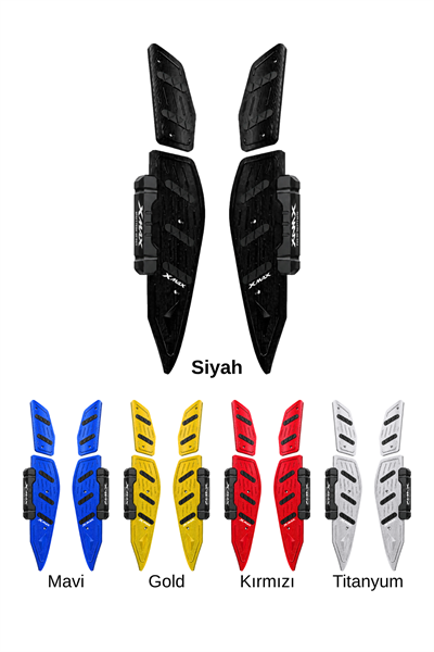 Yamaha Xmax Uyumlu Basamak Seti 2018-2026 Cnc Siyah