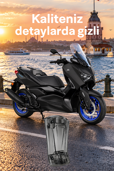 Yamaha Xmax Uyumlu Depo Üstü Kapak 2018-2026 Füme