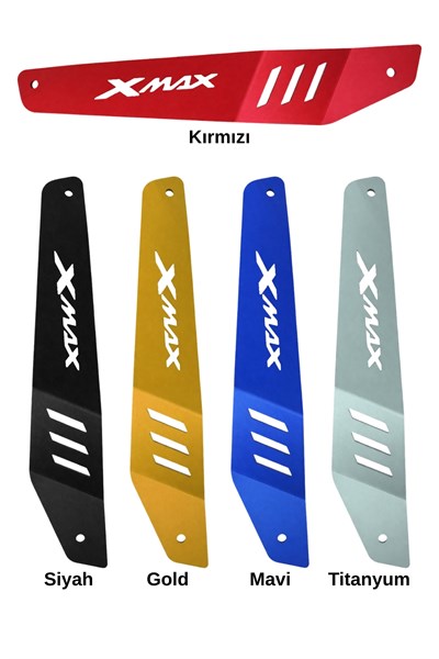 Yamaha Xmax Uyumlu Egzoz Koruma 2025-2026 Cnc Kırmızı