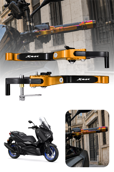 Yamaha Xmax Uyumlu El Frenli Manet 2018-2026 Cnc Gold