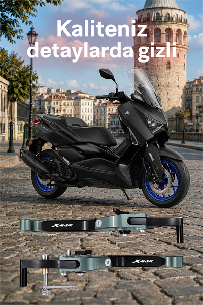 Yamaha Xmax Uyumlu El Frenli Manet 2018-2026 Cnc Titanyum