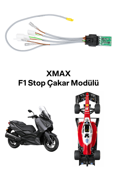 Yamaha Xmax Uyumlu F1 Çakar Modülü Soketli Kablo Seti 2018-2022