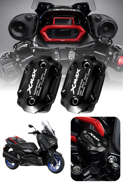 Yamaha Xmax Uyumlu Hidrolik Kapağı 2019-2026 Cnc Siyah