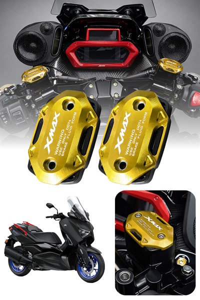 Yamaha Xmax Uyumlu Hidrolik Kapağı 2019-2026 Cnc Gold