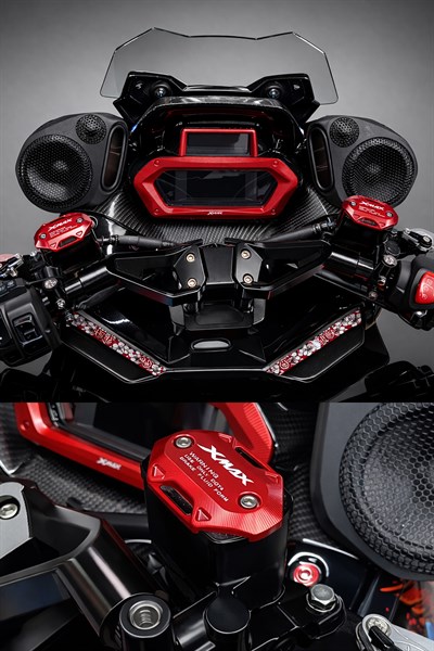 Yamaha Xmax Uyumlu Hidrolik Kapağı 2019-2026 Cnc Kırmızı