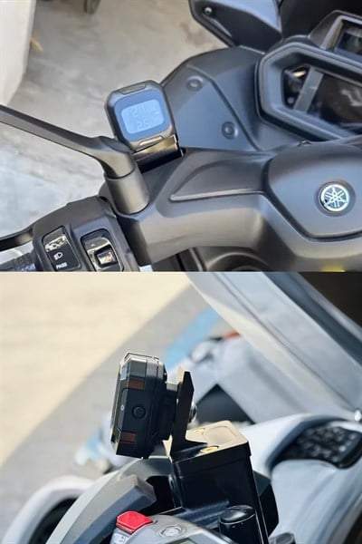 Yamaha Xmax Uyumlu Hidrolik Tripodu 2018-2026 Cnc Siyah