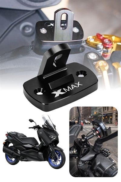 Yamaha Xmax Uyumlu Hidrolik Tripodu 2018-2026 Cnc Siyah