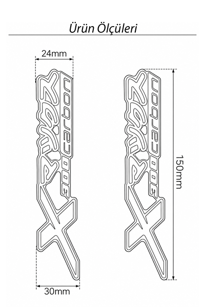 Yamaha Xmax Uyumlu Japon Logo Sticker 2021-2026 Mor