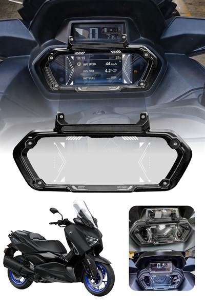 Yamaha Xmax Uyumlu Kadran Koruma Çerçevesi 2024 Cnc Siyah