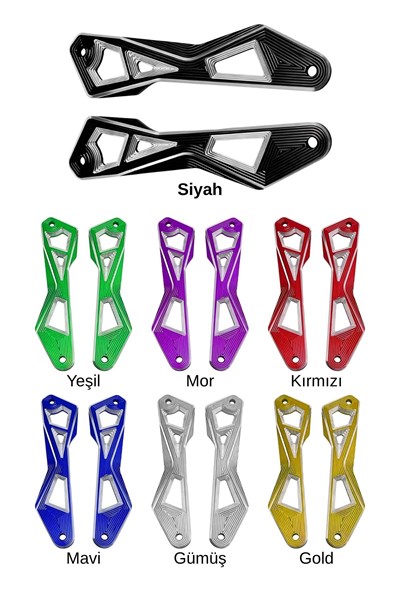 Yamaha Xmax Uyumlu Ön Cam Braketi 2024-2026 Cnc Siyah