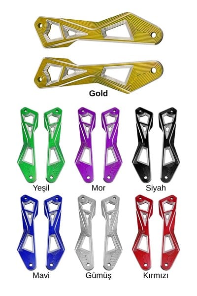 Yamaha Xmax Uyumlu Ön Cam Braketi 2024-2026 Cnc Gold