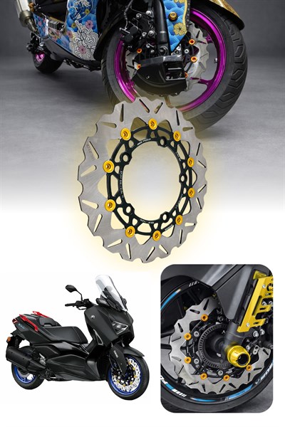 Yamaha Xmax Uyumlu Ön Fren Disk 2018-2026 Cnc Gold