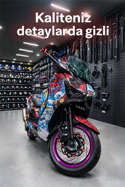Yamaha Xmax Uyumlu Ön Fren Disk V2 2018-2026 Cnc Kırmızı