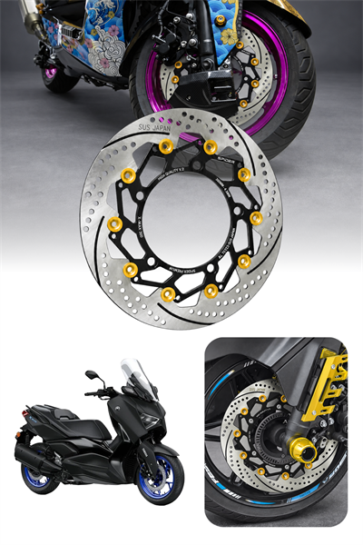 Yamaha Xmax Uyumlu Ön Fren Disk V2 2018-2026 Cnc Gold