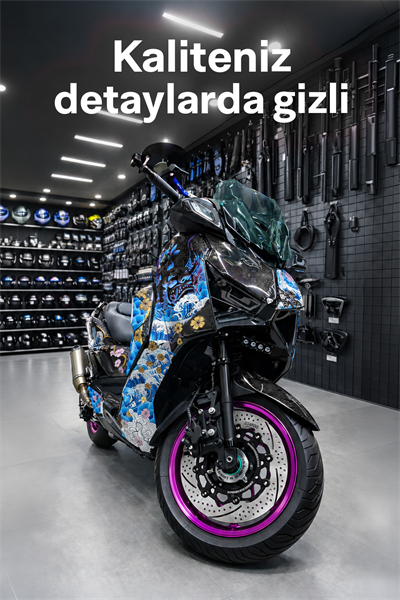 Yamaha Xmax Uyumlu Ön Fren Disk V2 2018-2026 Cnc Siyah