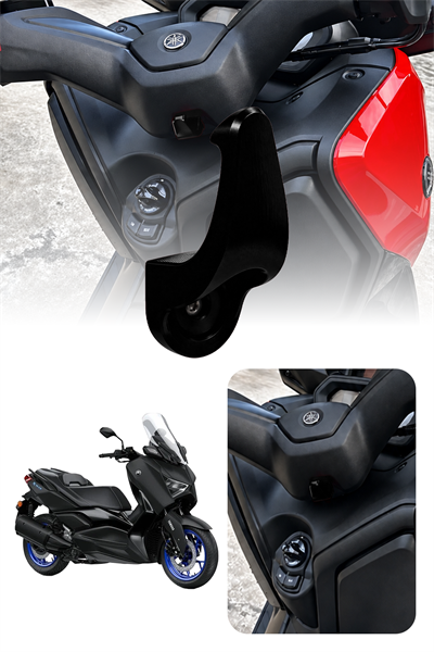 Yamaha Xmax Uyumlu Poşet Askılığı 2021-2026 Cnc Siyah