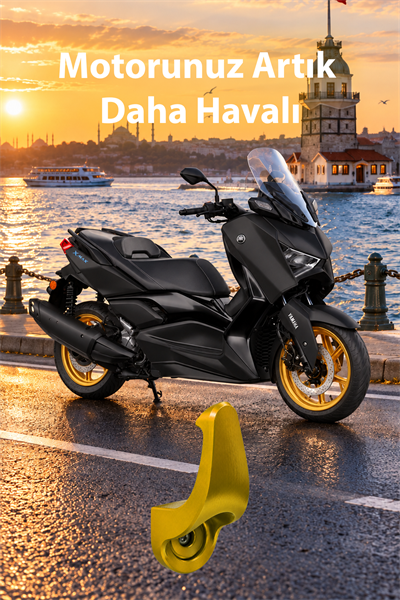 Yamaha Xmax Uyumlu Poşet Askılığı 2021-2026 Cnc Gold