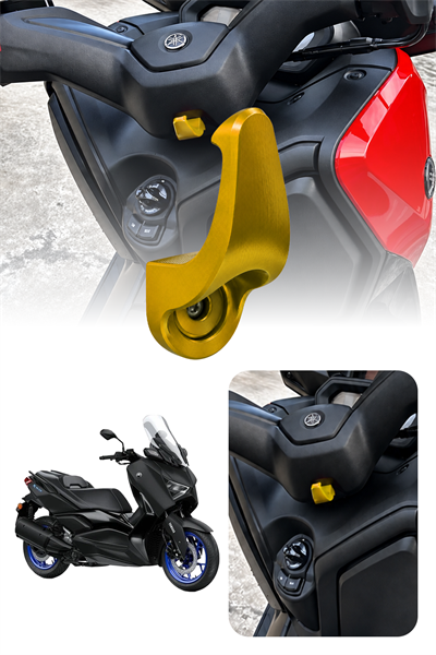 Yamaha Xmax Uyumlu Poşet Askılığı 2021-2026 Cnc Gold