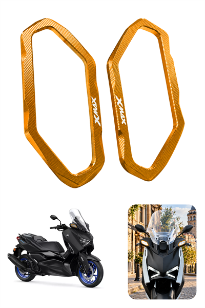 Yamaha Xmax Uyumlu Sinyal Çerçevesi 2024-2026 Cnc Gold