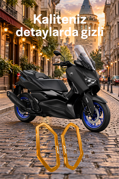 Yamaha Xmax Uyumlu Sinyal Çerçevesi 2024-2026 Cnc Gold