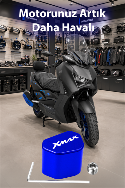 Yamaha Xmax Uyumlu Sinyal Switch 2020-2026 Cnc Mavi