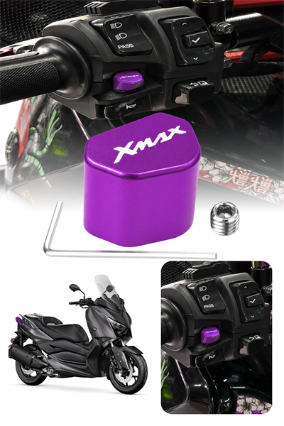 Yamaha Xmax Uyumlu Sinyal Switch 2020-2026 Cnc Mor